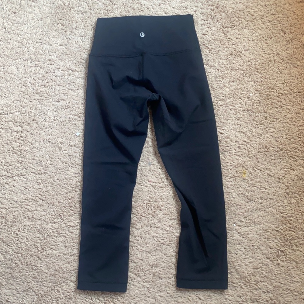 Black 3/4 Align Lululemon leggings